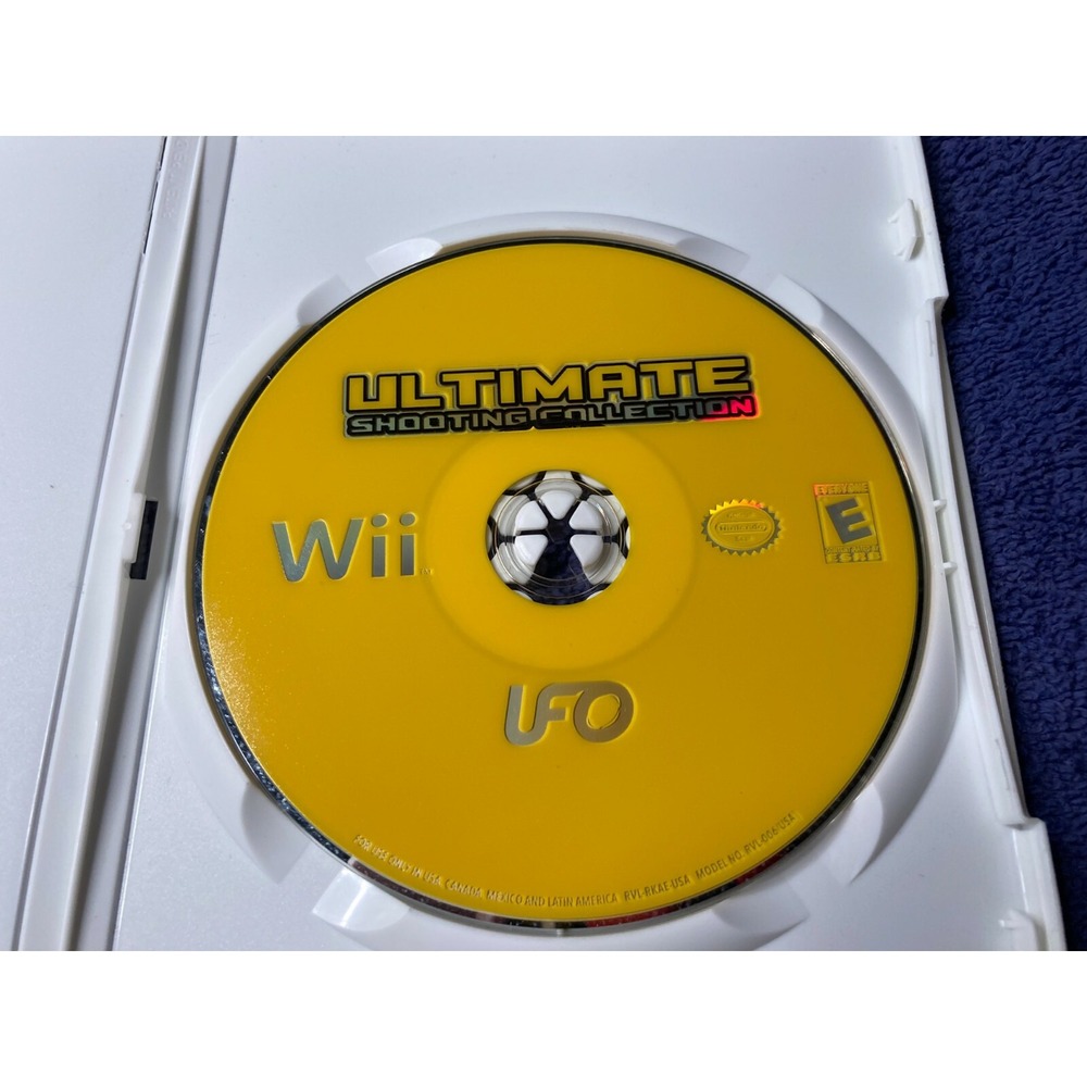 Ultimate Shooting Collection Nintendo Wii 2009 UFO Interactive Disc Only Tested